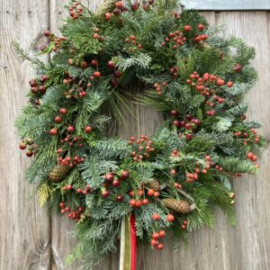 Merry Berry Christmas wreath