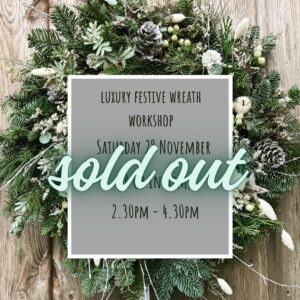 sold out - Christmas wreath workshop: Sat 29 November @ The Up in Arms