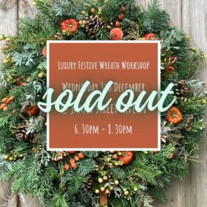 sold out - Christmas wreath workshop - Wed 3 December @ James Street Tavern